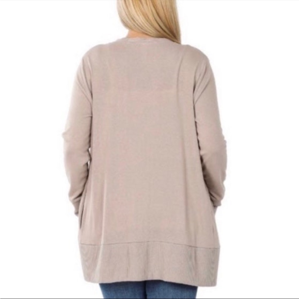 ZENANA
Long Sleeve Snap Button V-neck Sweater Cardigan - Picture 3 of 12